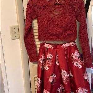 Two-Piece Homecoming Dress